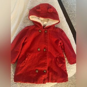 Carter’s 12 month red button coat for baby girls. Excellent conditions. (USED)